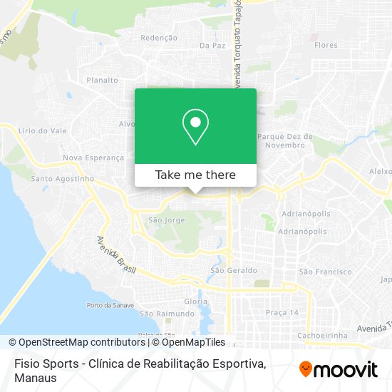 Fisio Sports - Clínica de Reabilitação Esportiva map
