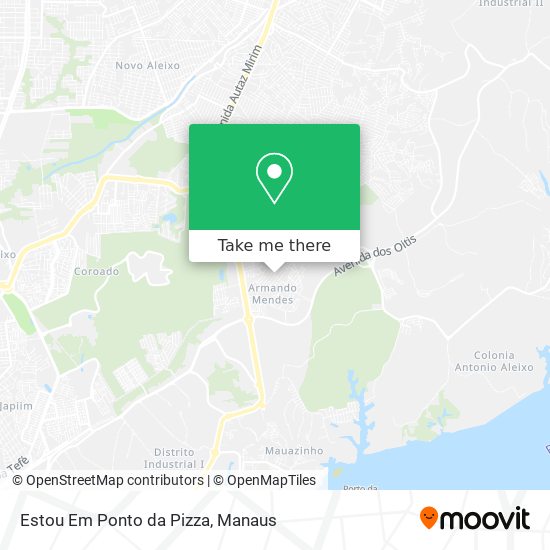 Estou Em Ponto da Pizza map