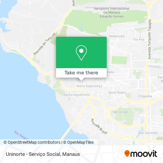 Uninorte - Serviço Social map