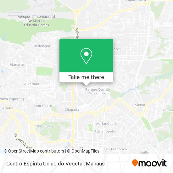 Centro Espiríta União do Vegetal map