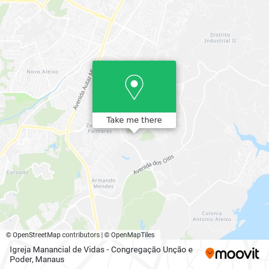 Igreja Manancial de Vidas - Congregação Unção e Poder map