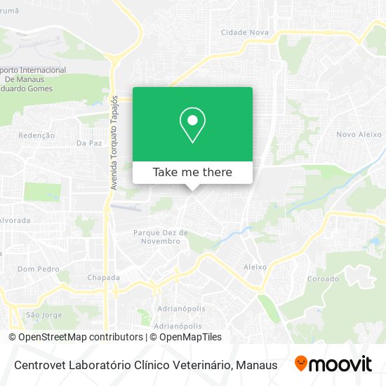 Centrovet Laboratório Clínico Veterinário map