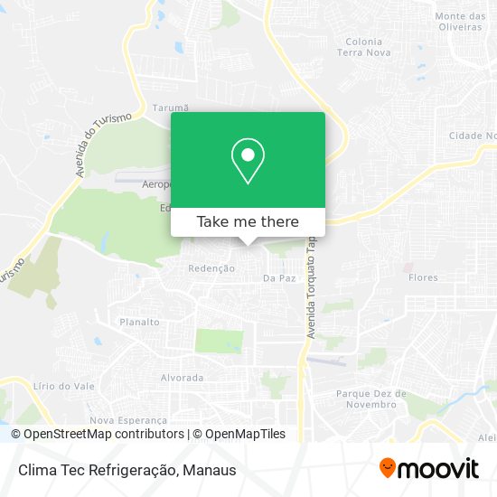 Clima Tec Refrigeração map