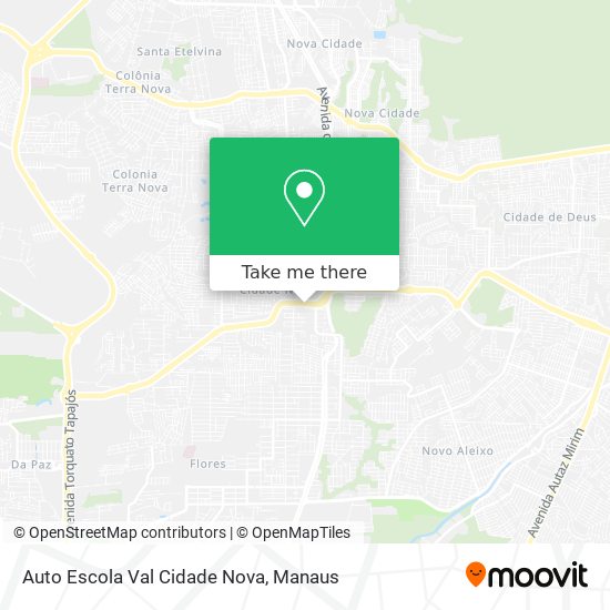 Auto Escola Val Cidade Nova map