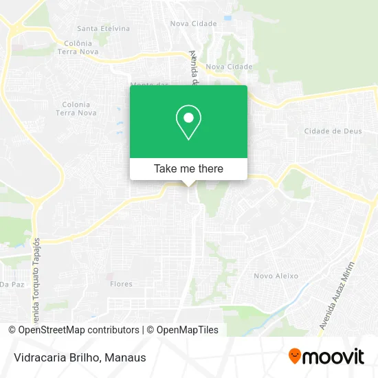 Vidracaria Brilho map