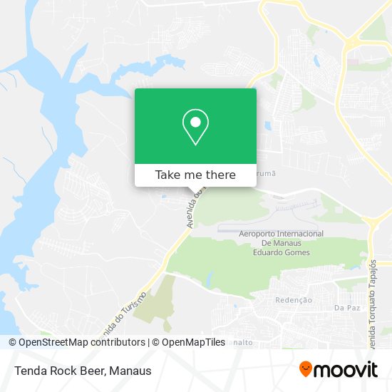 Tenda Rock Beer map