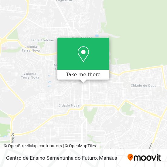 Mapa Centro de Ensino Sementinha do Futuro