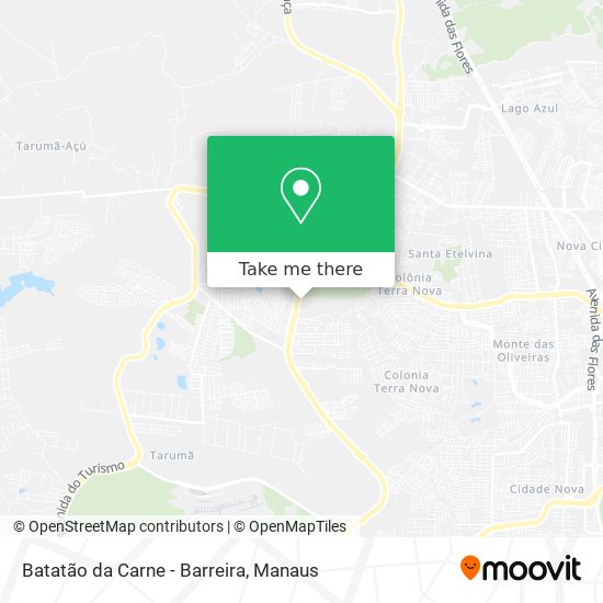 Batatão da Carne - Barreira map