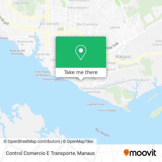 Control Comercio E Transporte map