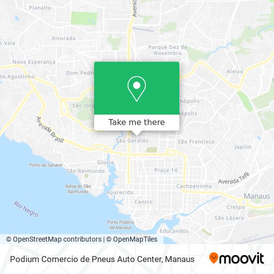 Podium Comercio de Pneus Auto Center map