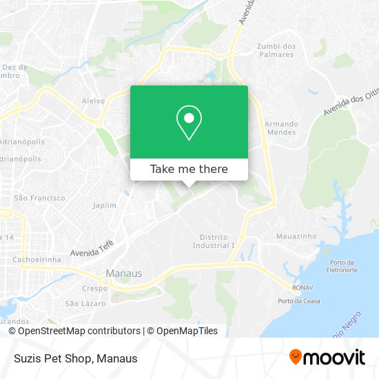 Mapa Suzis Pet Shop