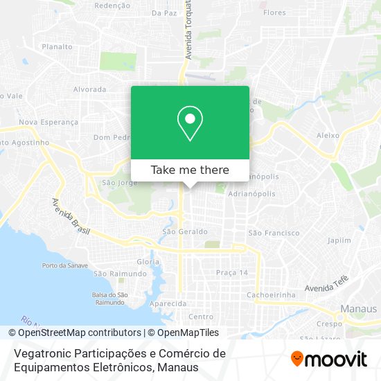 Vegatronic Participações e Comércio de Equipamentos Eletrônicos map