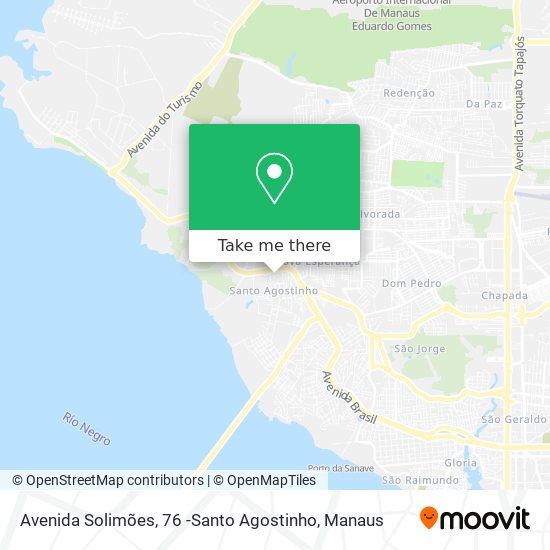 Avenida Solimões, 76 -Santo Agostinho map