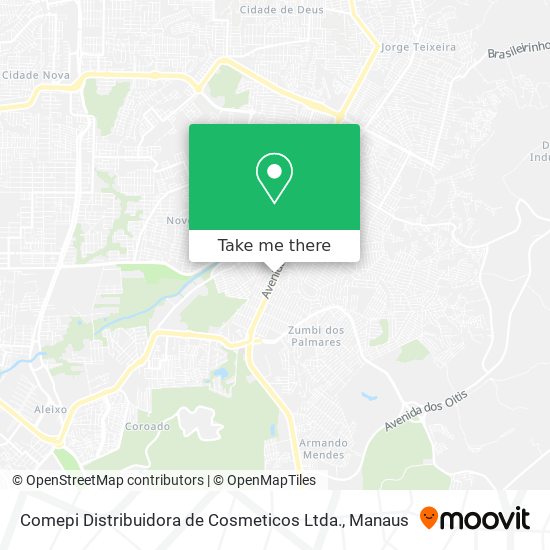 Mapa Comepi Distribuidora de Cosmeticos Ltda.