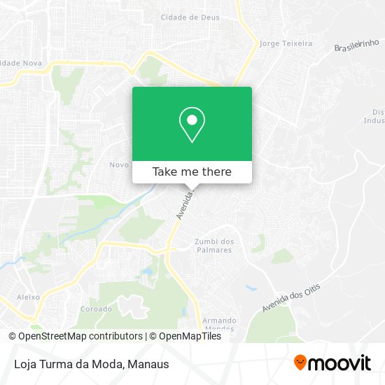 Loja Turma da Moda map