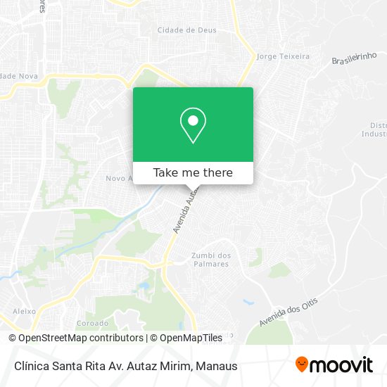 Clínica Santa Rita Av. Autaz Mirim map