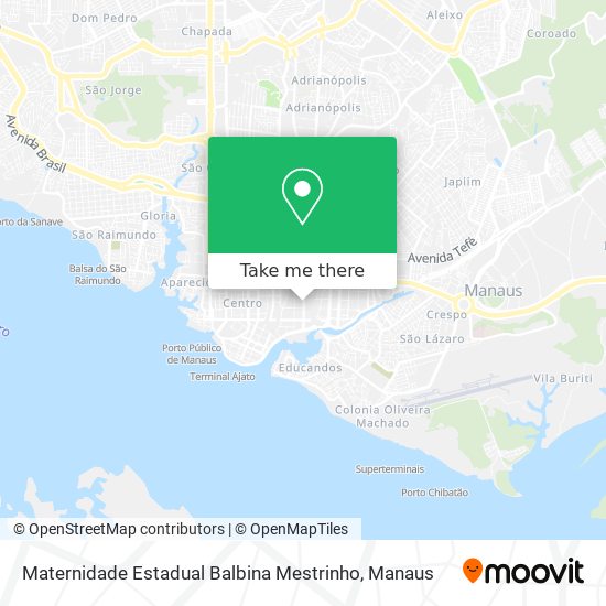 Maternidade Estadual Balbina Mestrinho map