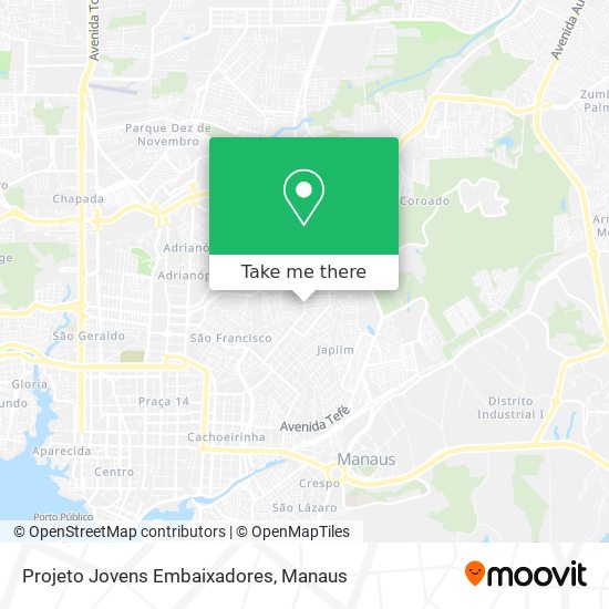 Projeto Jovens Embaixadores map