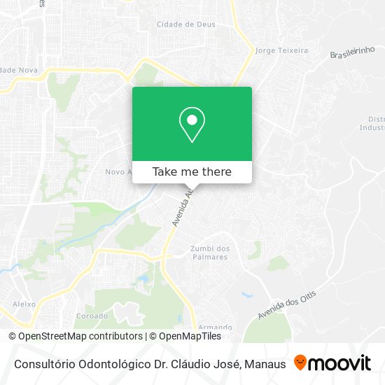 Consultório Odontológico Dr. Cláudio José map