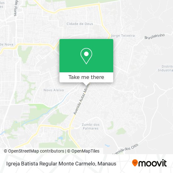 Igreja Batista Regular Monte Carmelo map