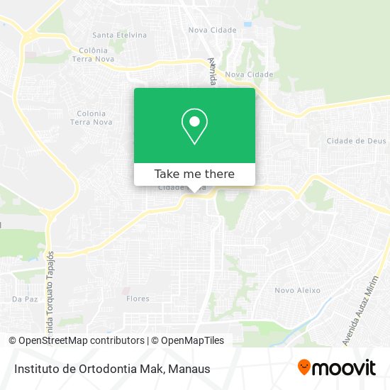 Instituto de Ortodontia Mak map