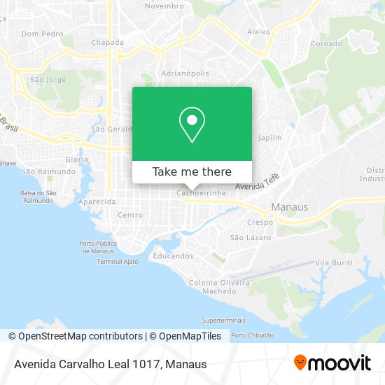 Avenida Carvalho Leal 1017 map