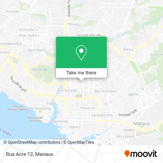 Rua Acre 12 map