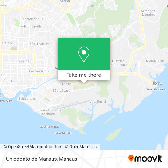 Uniodonto de Manaus map