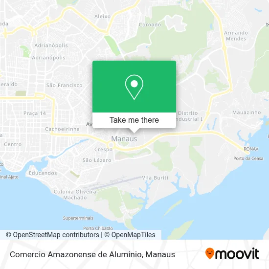 Comercio Amazonense de Aluminio map