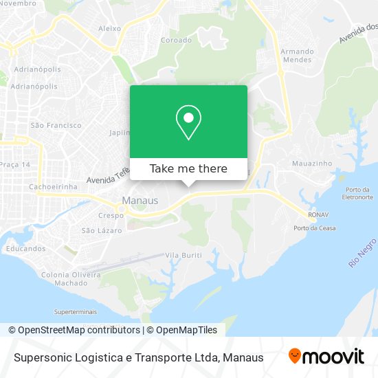 Supersonic Logistica e Transporte Ltda map