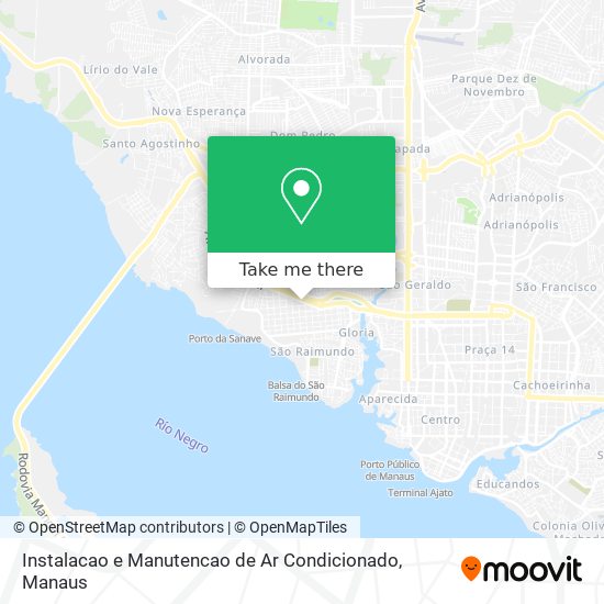 Mapa Instalacao e Manutencao de Ar Condicionado