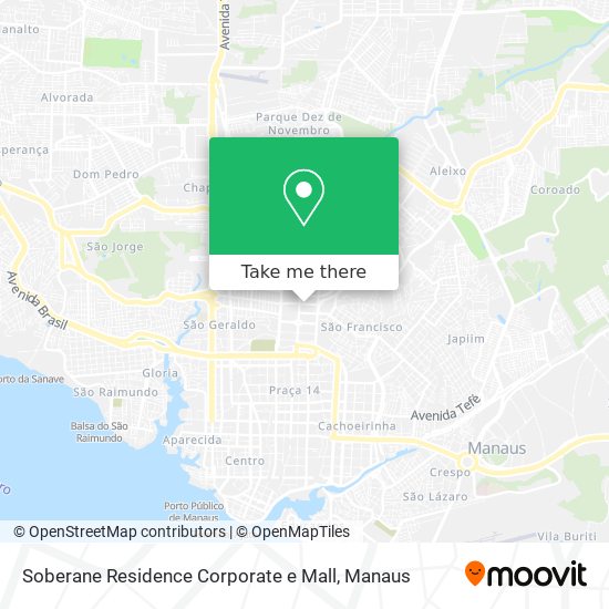 Soberane Residence Corporate e Mall map