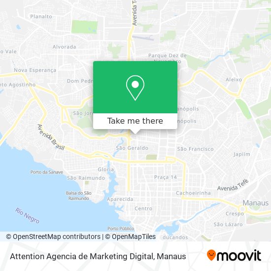 Mapa Attention Agencia de Marketing Digital