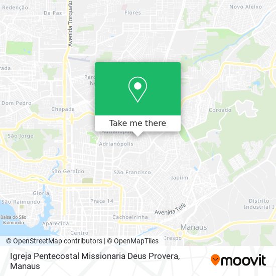 Igreja Pentecostal Missionaria Deus Provera map