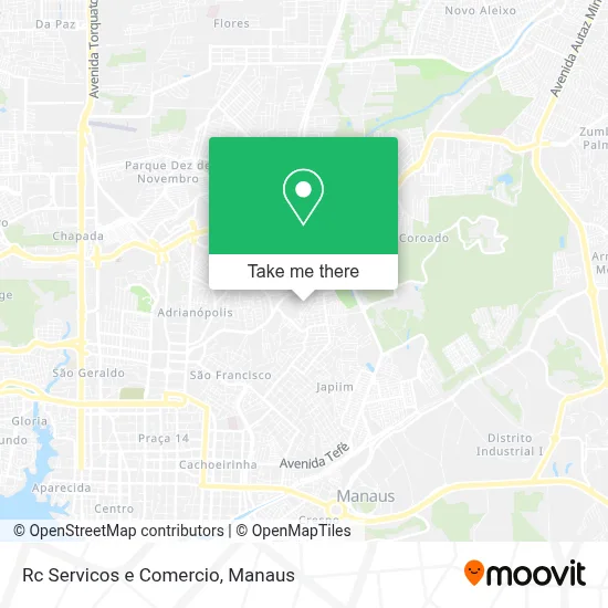 Rc Servicos e Comercio map