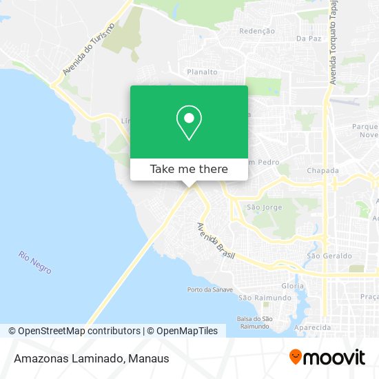 Amazonas Laminado map