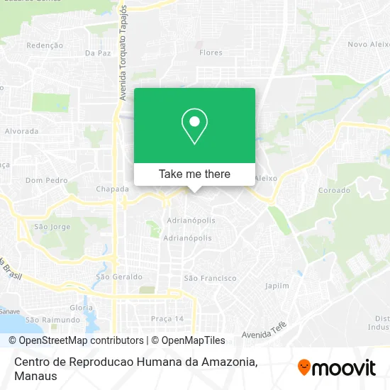 Centro de Reproducao Humana da Amazonia map