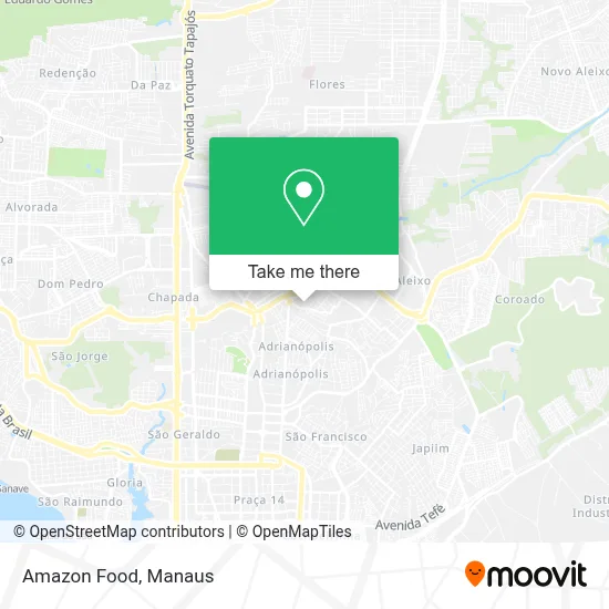 Amazon Food map