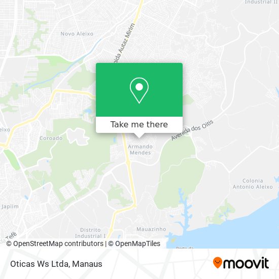 Oticas Ws Ltda map