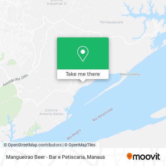 Mapa Mangueirao Beer - Bar e Petiscaria