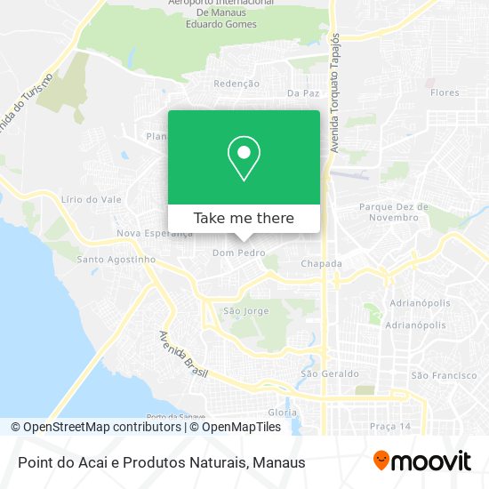 Point do Acai e Produtos Naturais map
