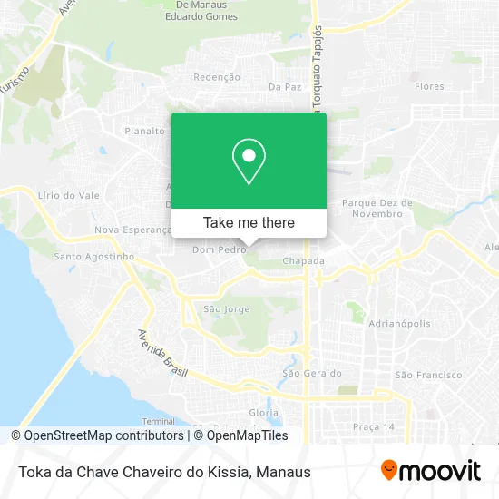 Toka da Chave Chaveiro do Kissia map