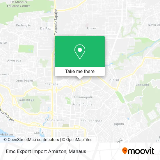 Emc Export Import Amazon map