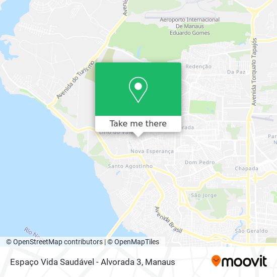 Espaço Vida Saudável - Alvorada 3 map