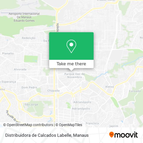 Distribuidora de Calcados Labelle map