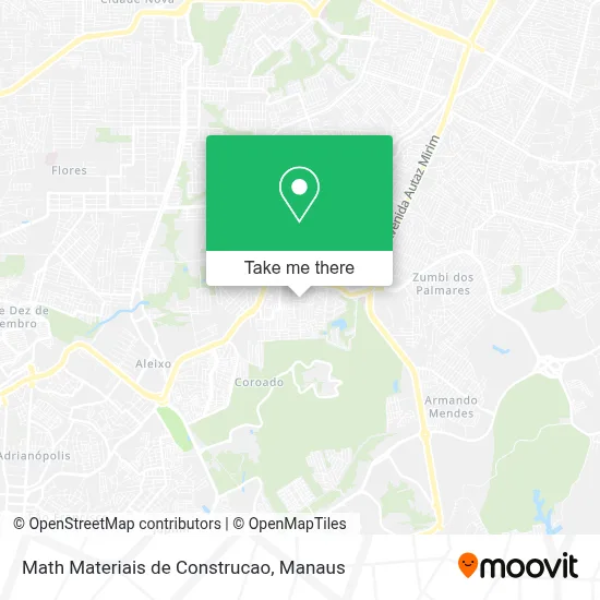 Math Materiais de Construcao map