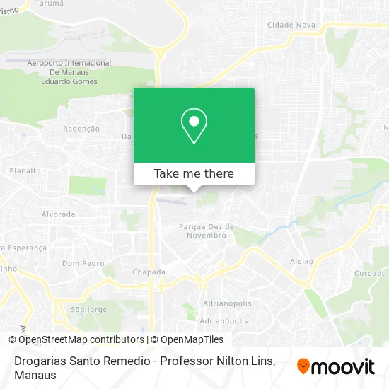 Drogarias Santo Remedio - Professor Nilton Lins map