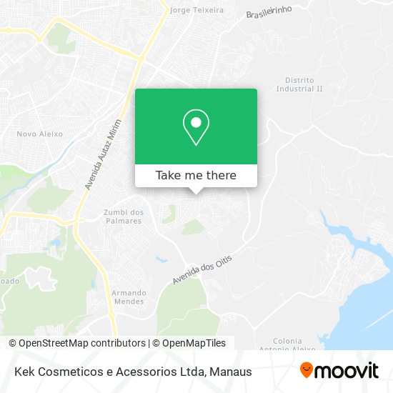 Kek Cosmeticos e Acessorios Ltda map