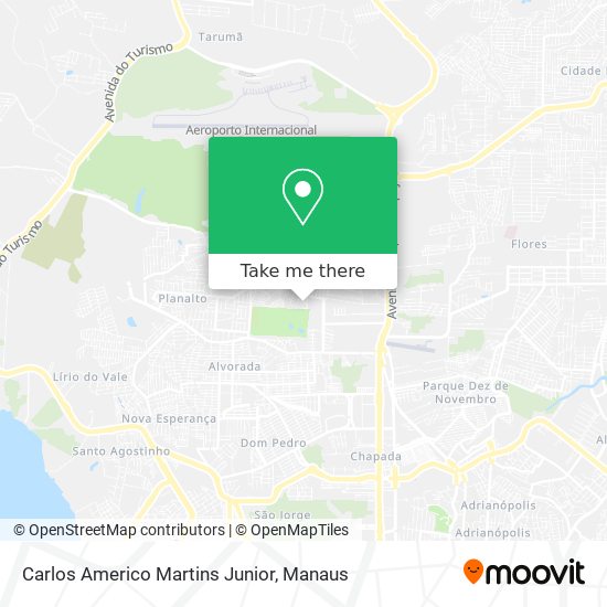 Carlos Americo Martins Junior map