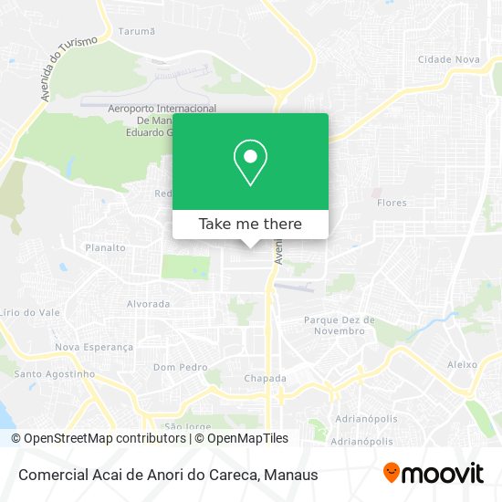 Comercial Acai de Anori do Careca map